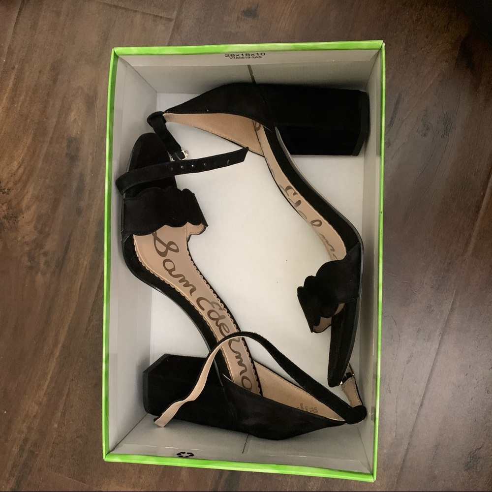 Sam Edelman Scalloped Ankle Strap Heel